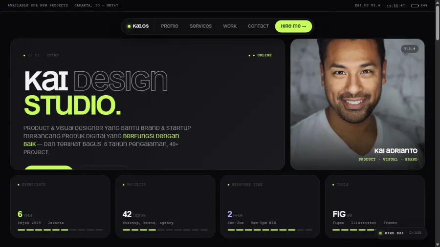 Preview website freelancer FreelancePro